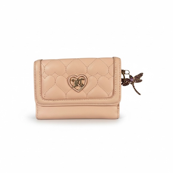 Juicy Couture Handbags - Juicy Couture Blush Pink Quilted Wallet